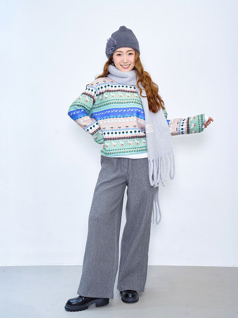 Orchard Pattern Sweatshirt