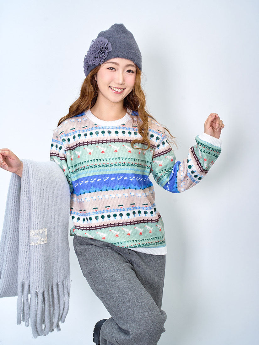 Orchard Pattern Sweatshirt