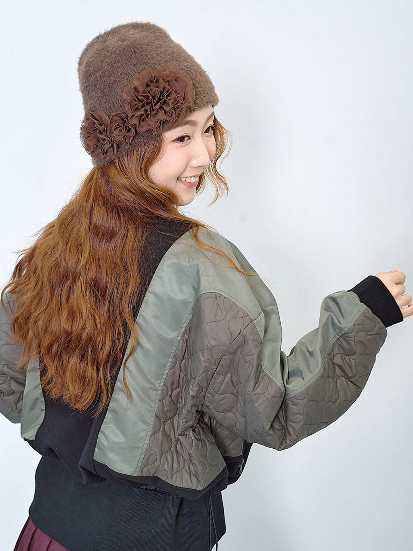 Quilted Patchwork Sweatshirt (2 Colours)