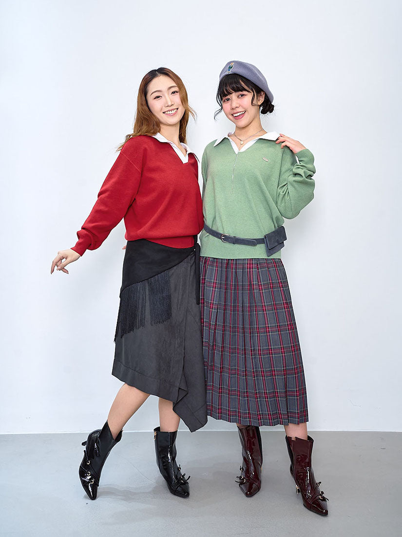 Shirt Collar Sweater (2 Colours)