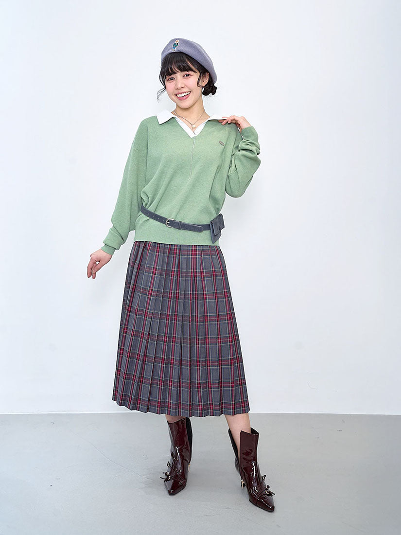 Shirt Collar Sweater (2 Colours)