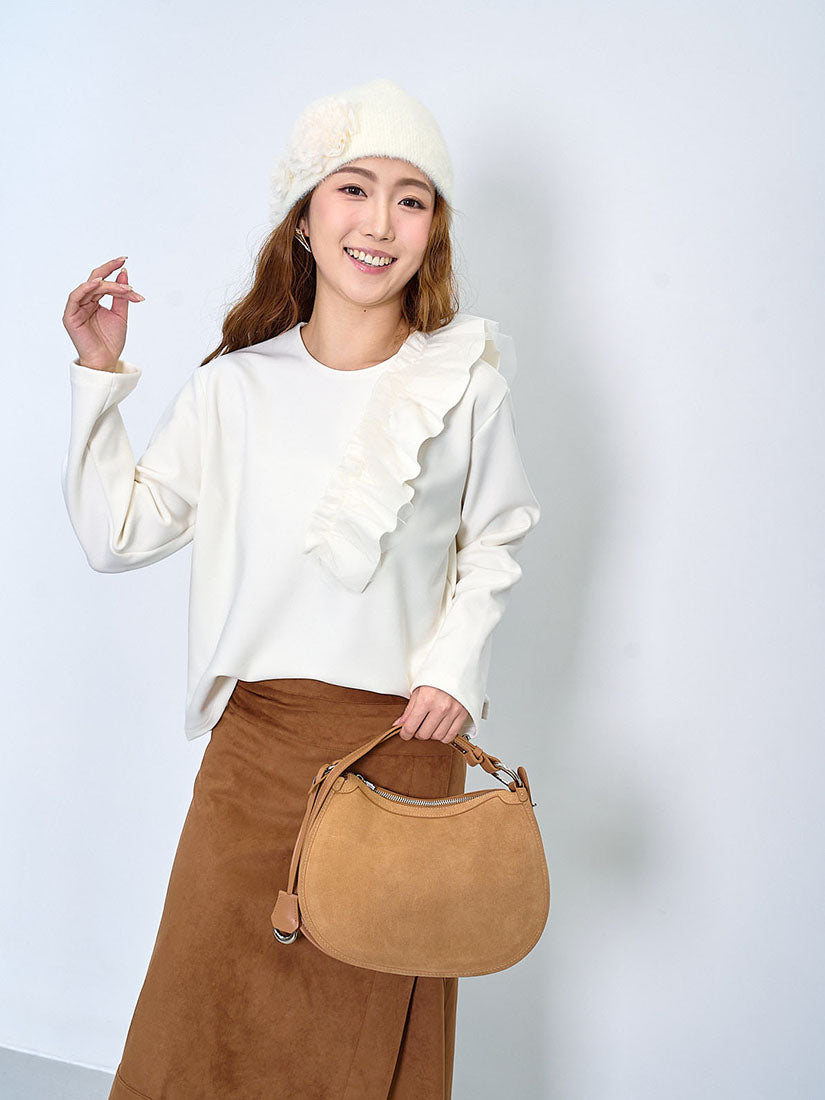 Layered Ruffle Trim Top (2 Colours)