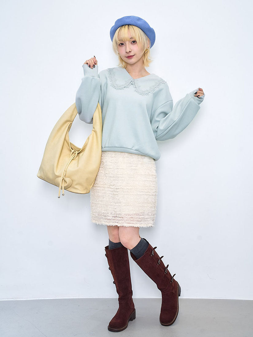 Mesh Ruffle Skirt (2 Colours)