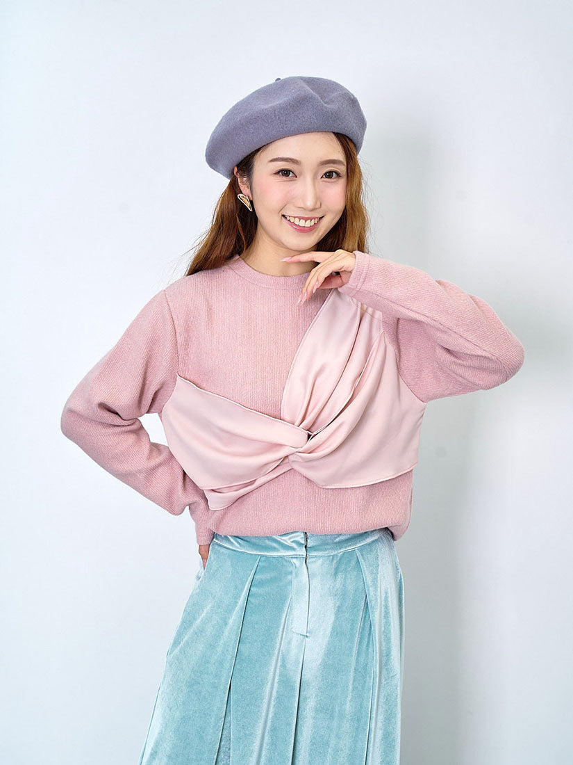 Twist Front Panel Top (2 Colours)