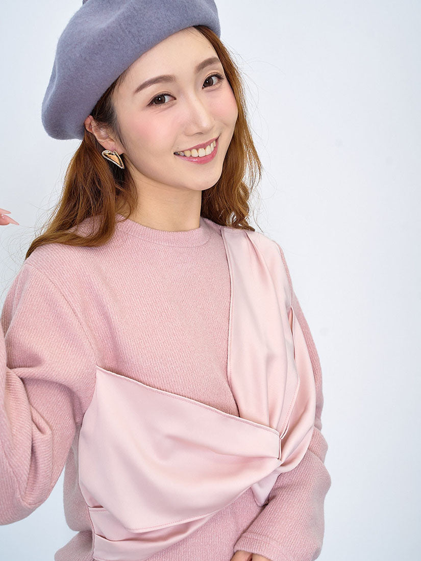 Twist Front Panel Top (2 Colours)