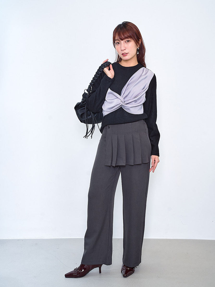 Twist Front Panel Top (2 Colours)