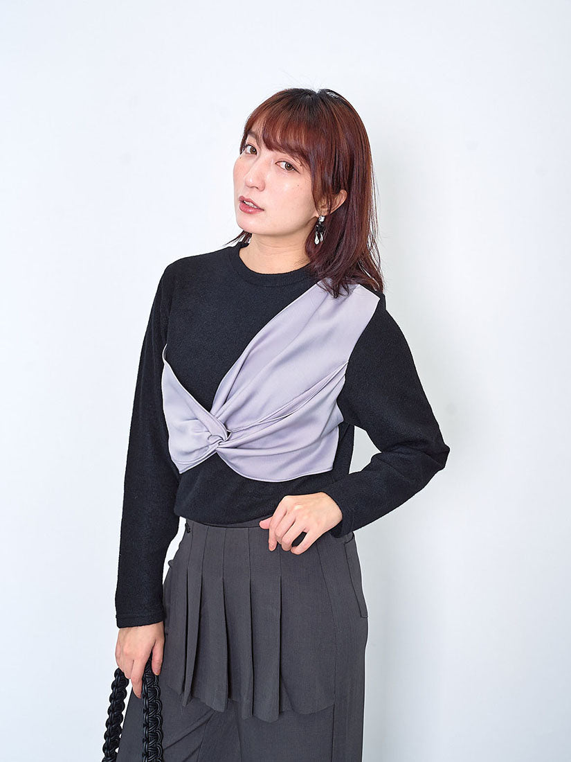 Twist Front Panel Top (2 Colours)