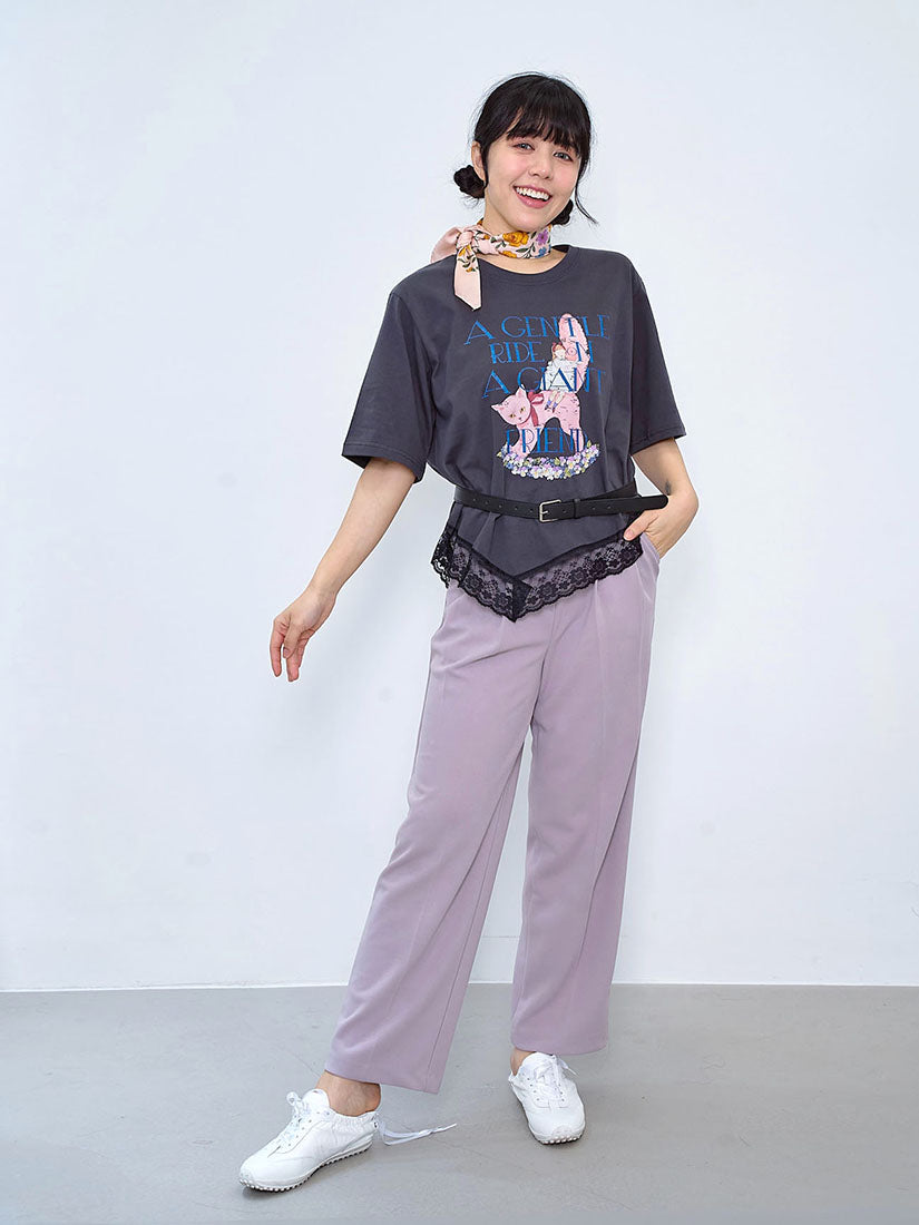 Belted Pleated Pants (2 Colours)