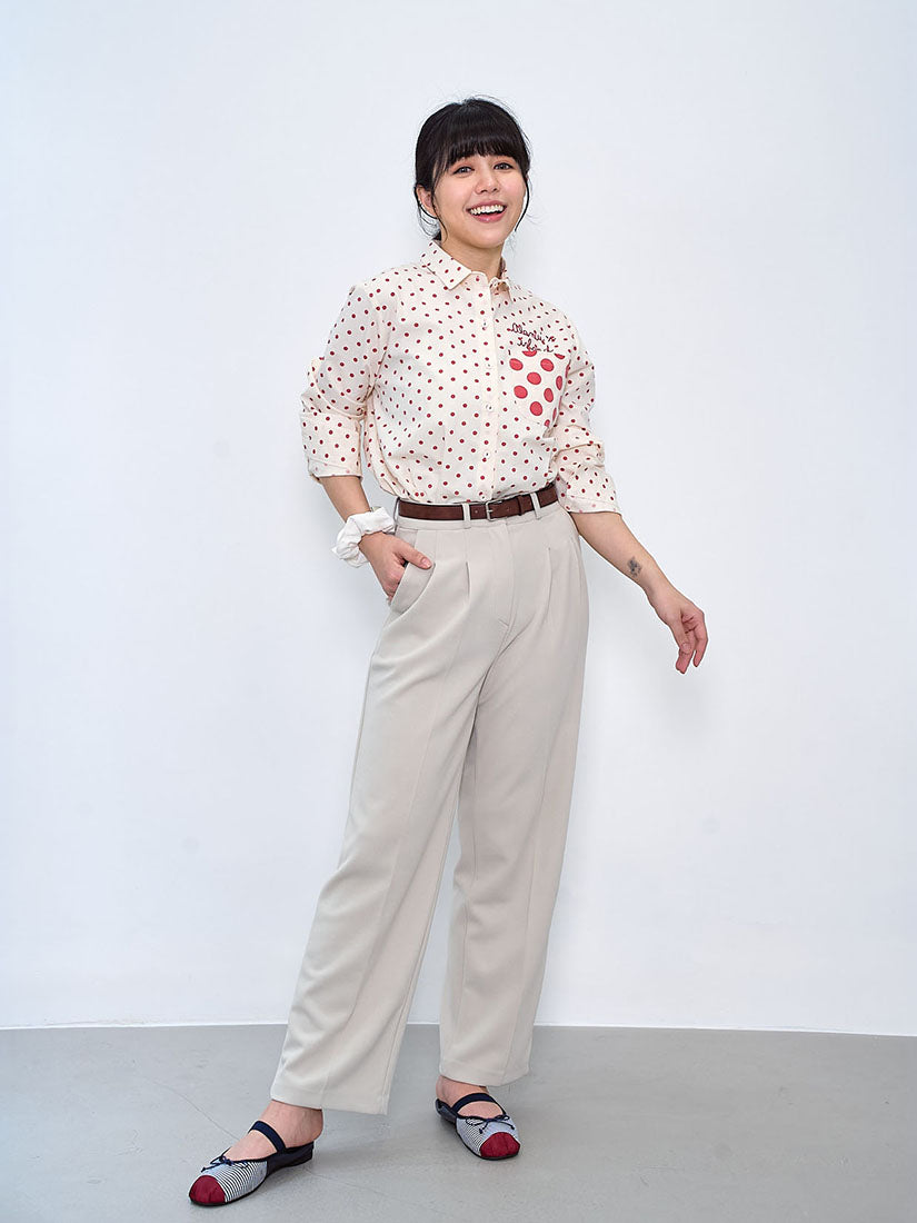 Belted Pleated Pants (2 Colours)