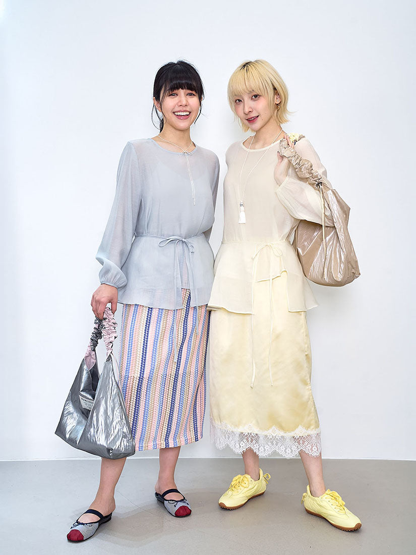Ruffle Strap Shiny Shoulder Bag (3 Colours)