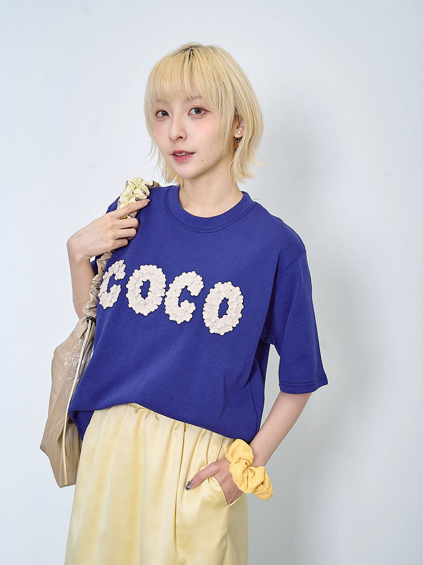 Floral Applique Coco Tee (2 Colours)