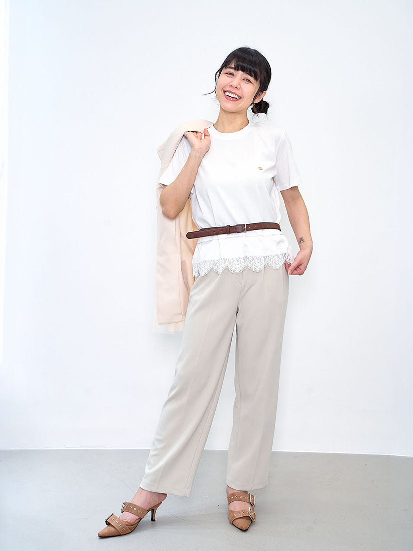 Belted Pleated Pants (2 Colours)