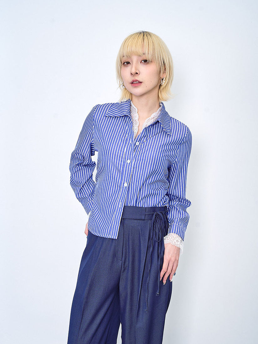 Fitted Lace Shirt (2 Colours)