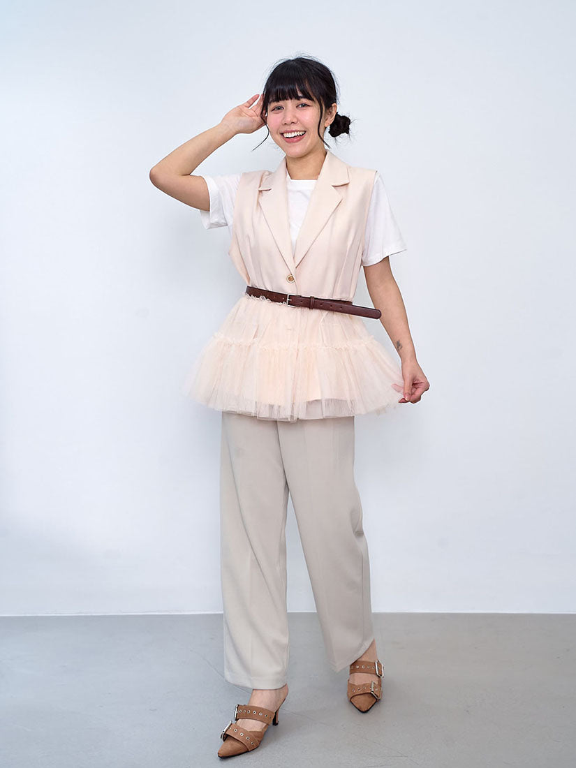 Belted Pleated Pants (2 Colours)