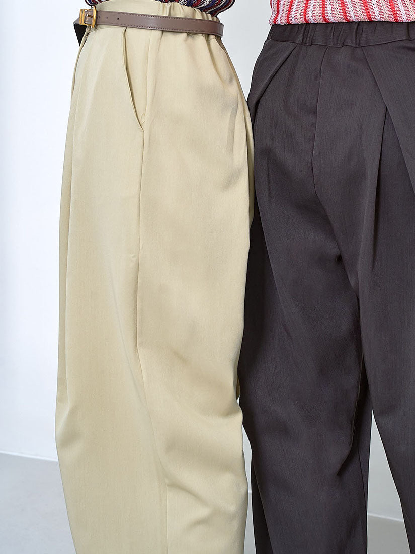 Pleated Cocoon Pants (2 Colours)