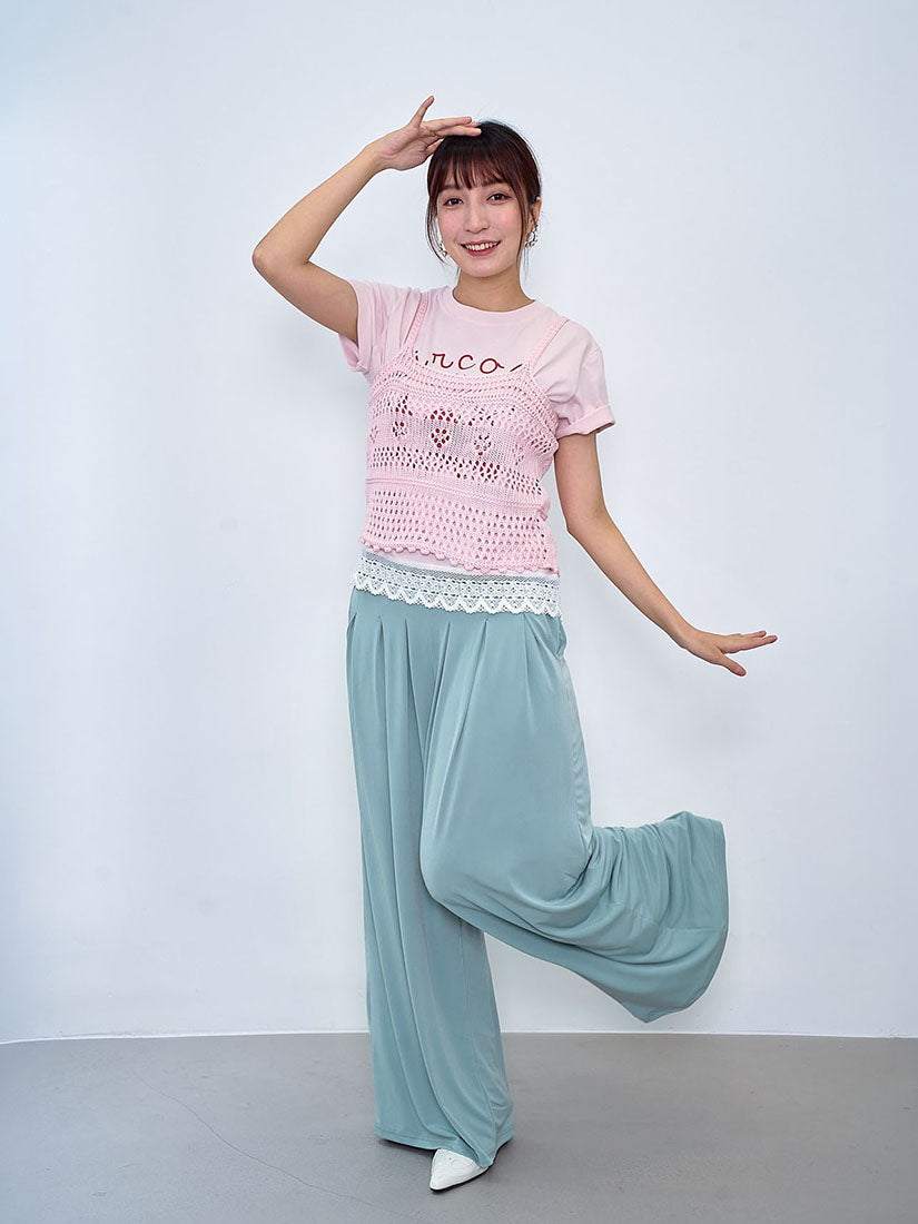 Pointelle Knitted Camisole (3 Colours)