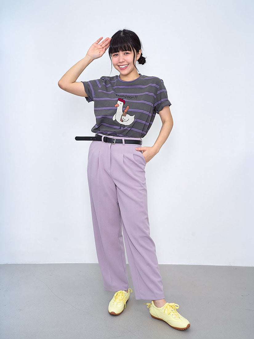 Belted Pleated Pants (2 Colours)
