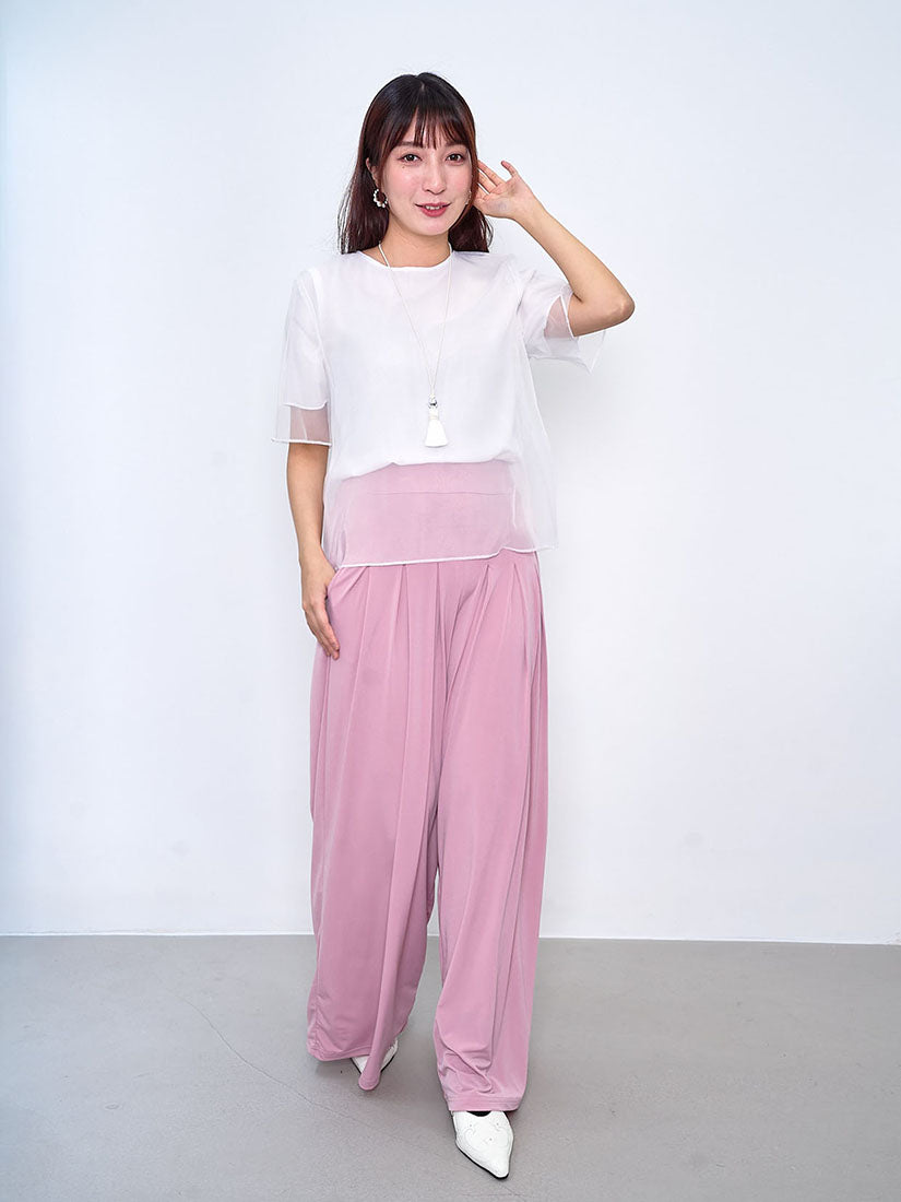Stretchy Pleated Supersoft Pants (4 Colours)