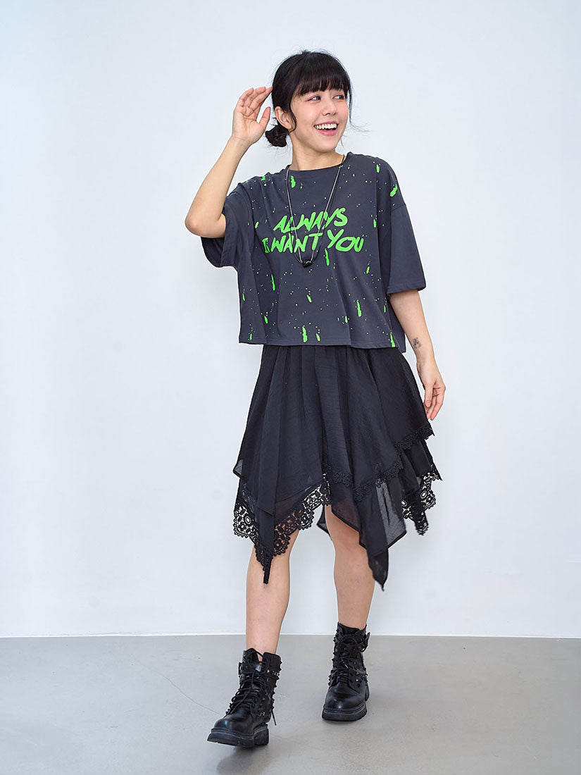 'Always I Want You' Paint Drips Tee (3 Colours)
