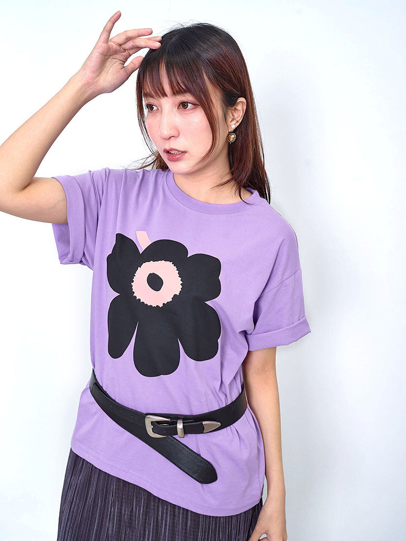 Unikko Flower Print Tee (2 Colours)