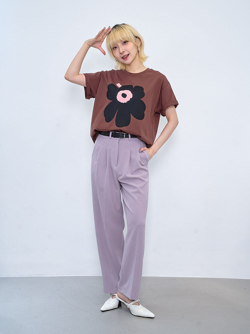 Belted Pleated Pants (2 Colours)