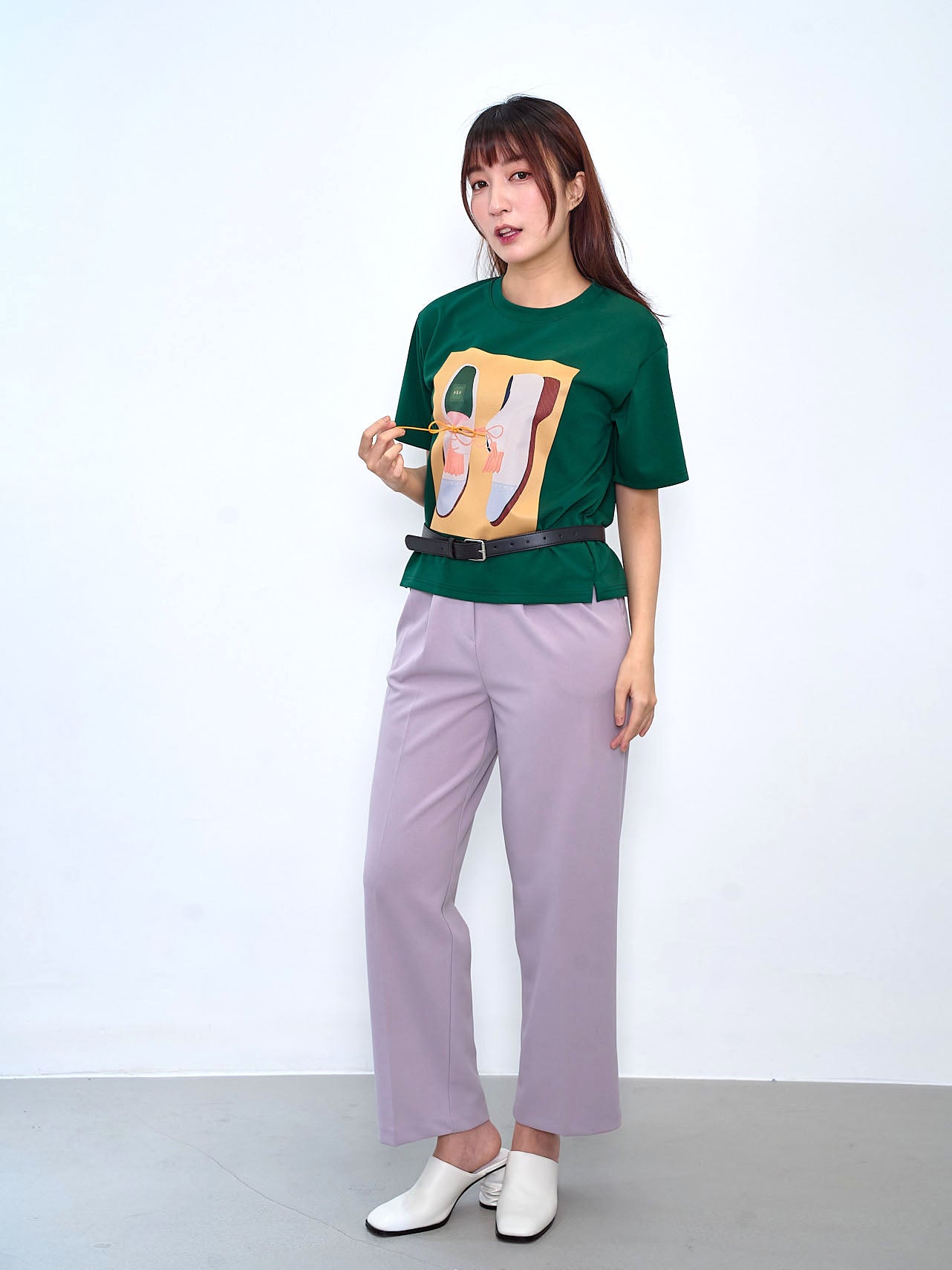 3D Shoelace Printed Tee (2 Colours)
