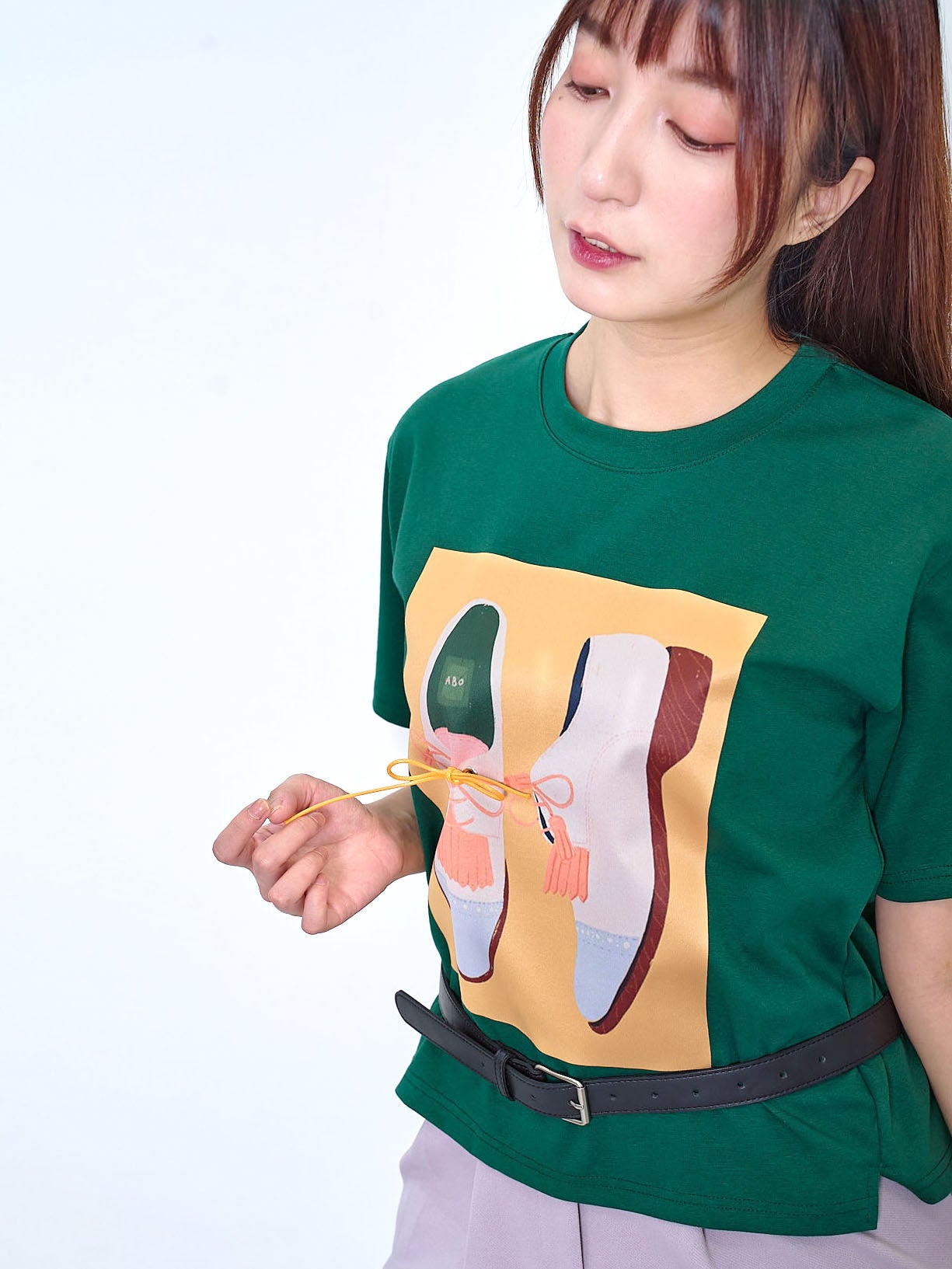 3D Shoelace Printed Tee (2 Colours)
