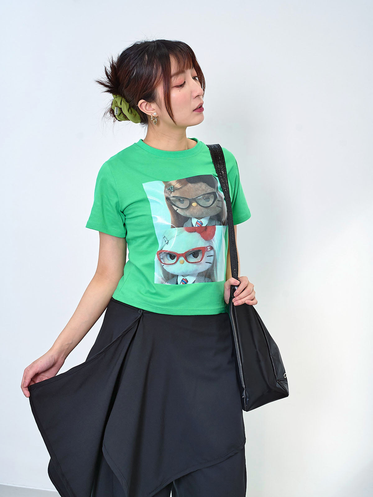 Miss Kitty Printed Tee (2 Colours)