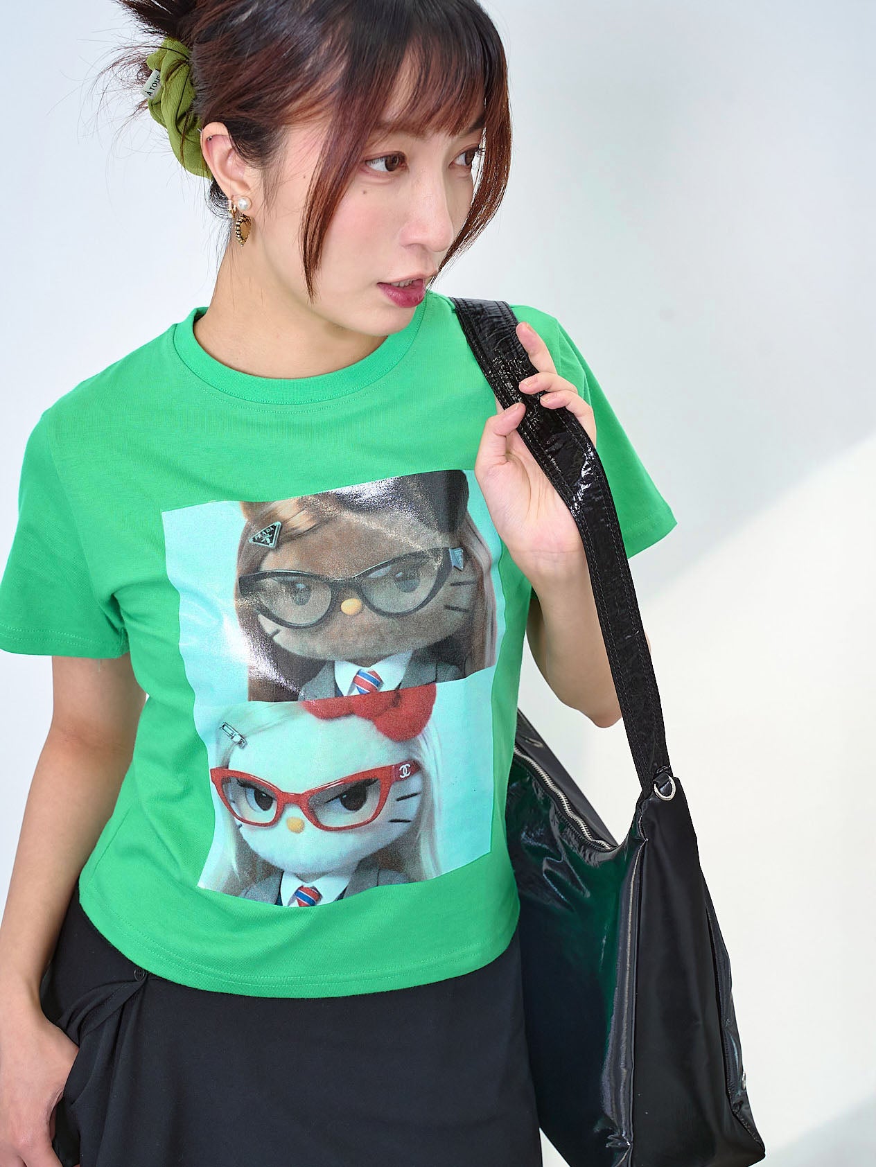 Miss Kitty Printed Tee (2 Colours)