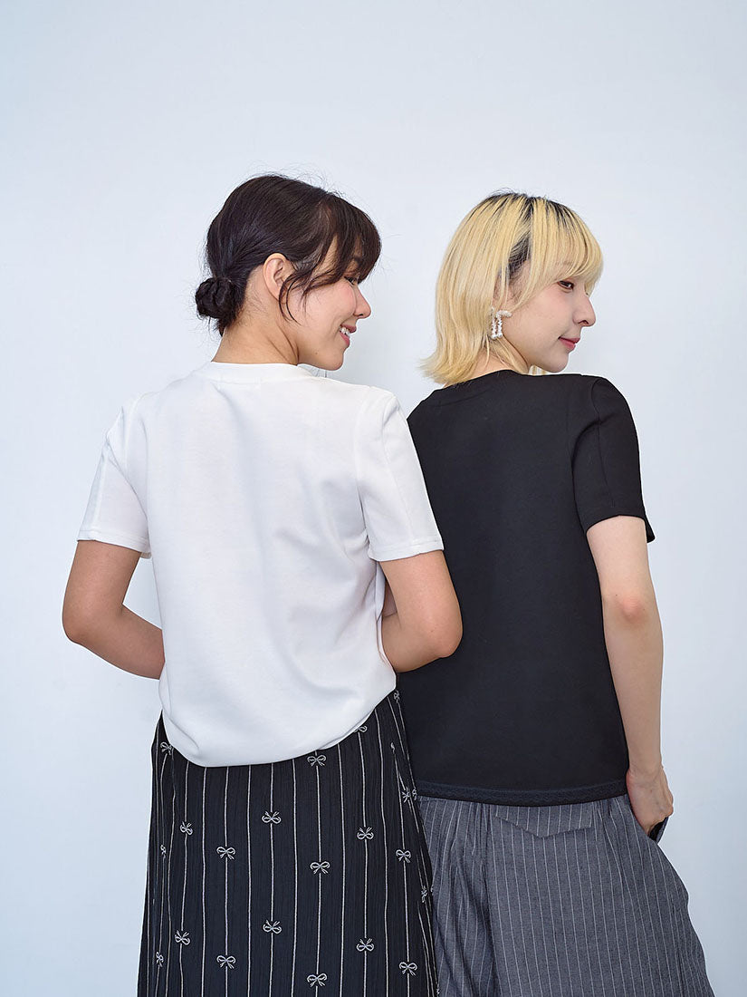 Pearl Necklace Tee (2 Colours)