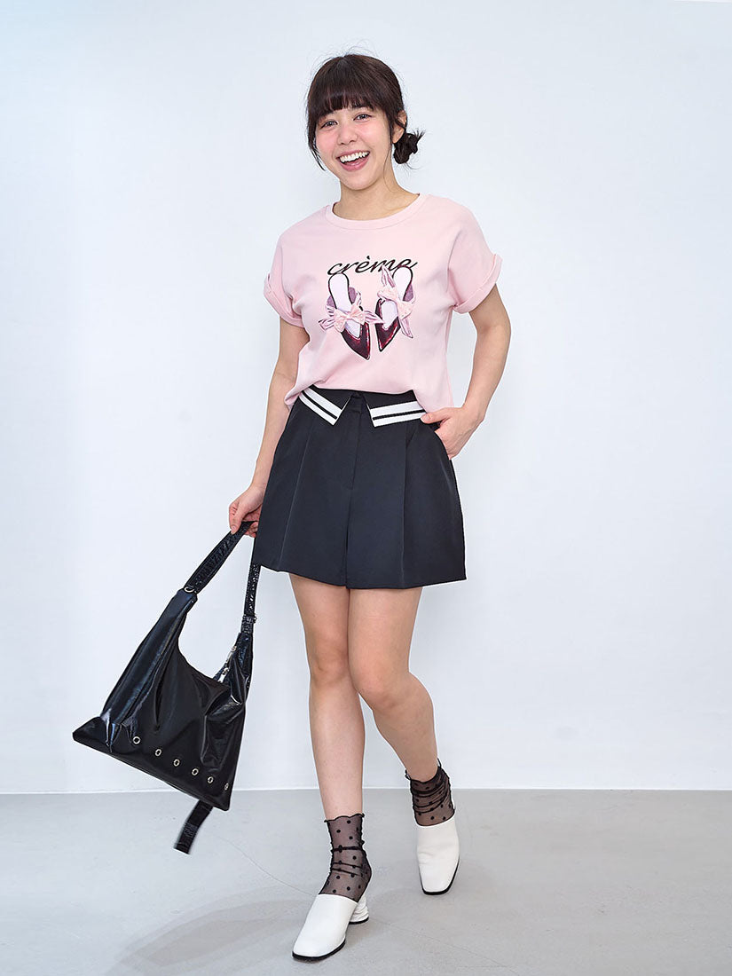 Stripe Collar Shorts (2 Colours)