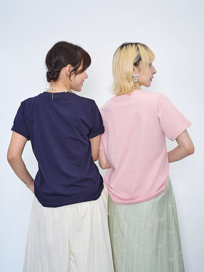 Embroidery Lace Doily Tee (2 Colours)
