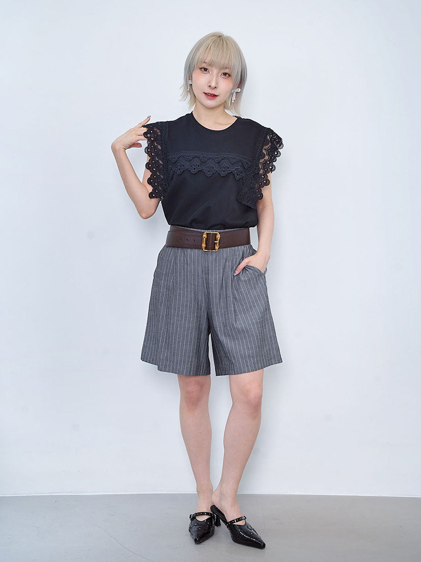 Striped Suit Shorts (2 Colours)