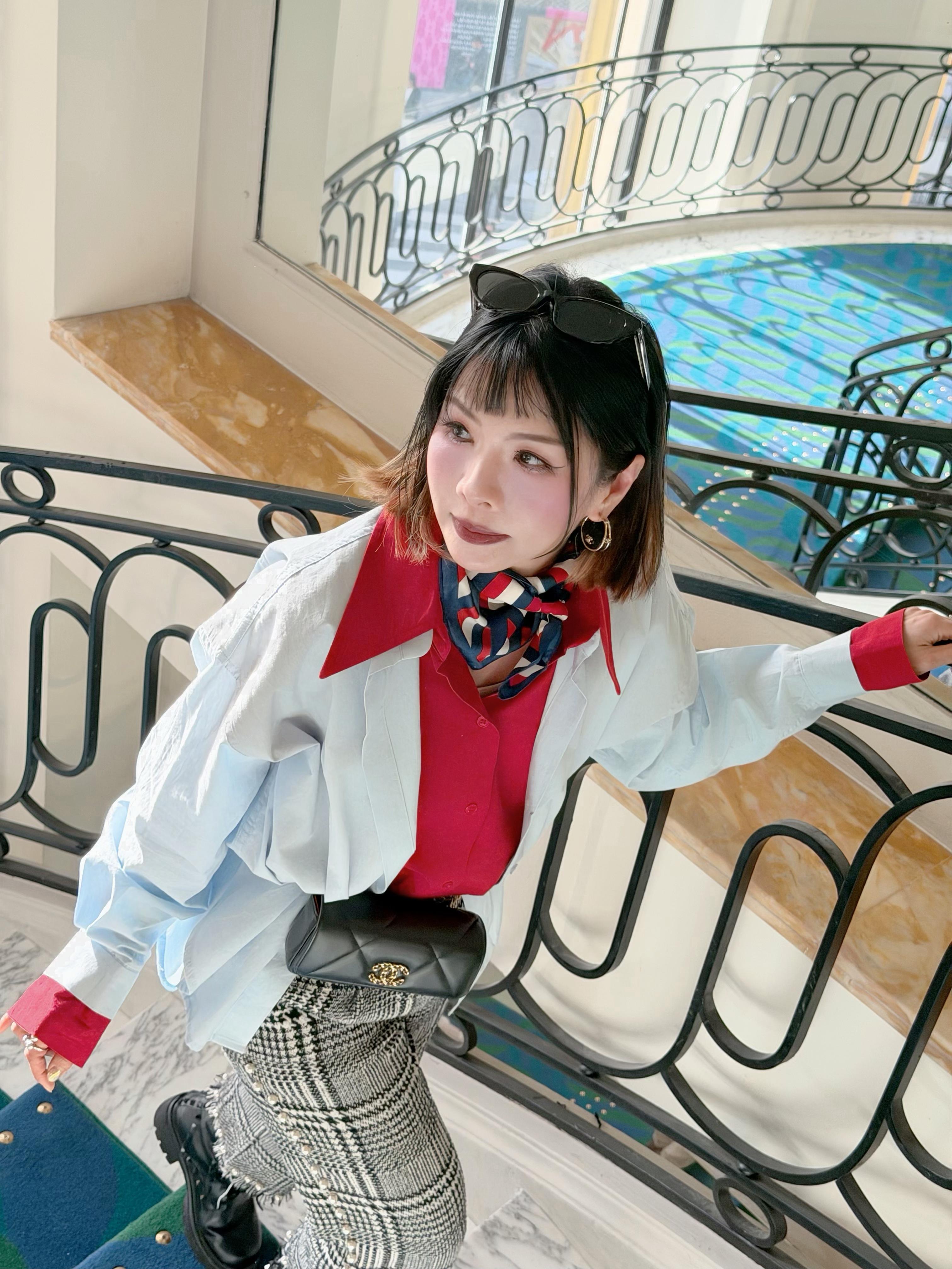 Faux 2 Pieces Shirt (2 Colours)