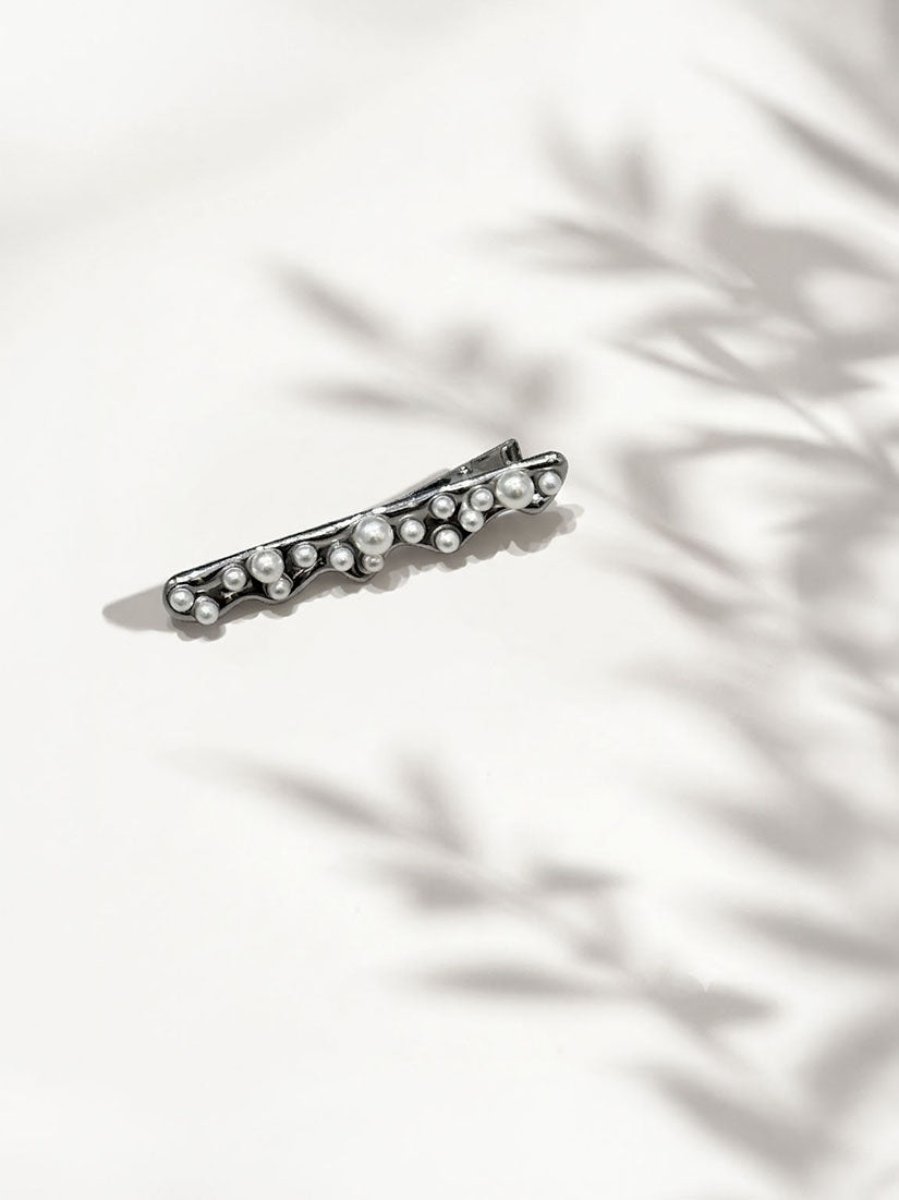 Pearl Metallic Hair Clip