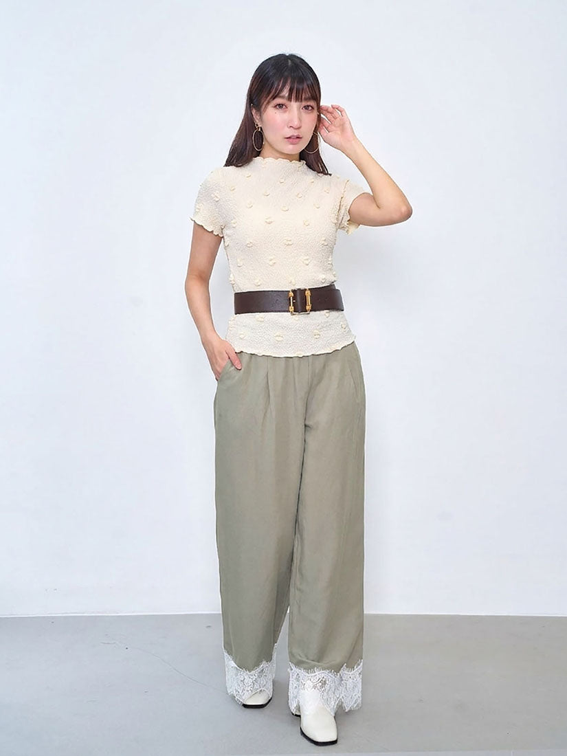 Pom-Pom Waffle Textured Top (3 Colours)