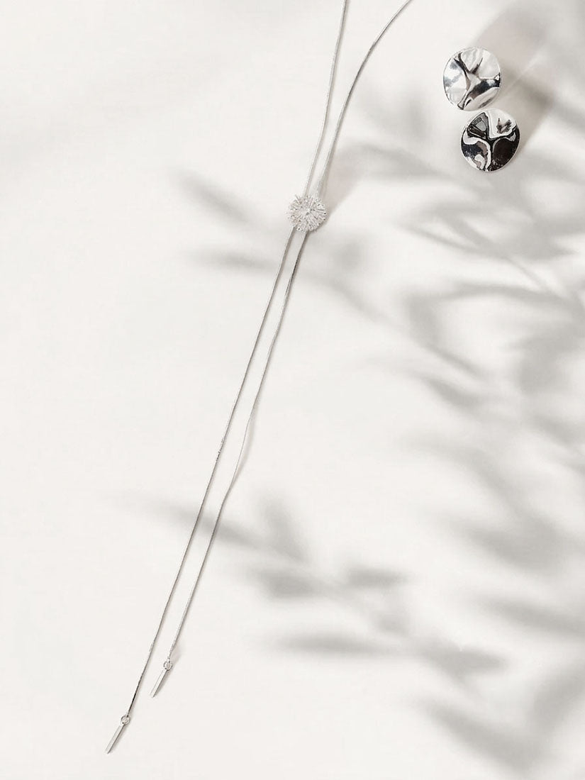 Vintage Silver Disc Earrings